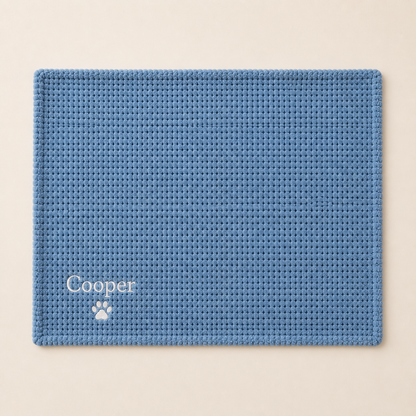 Personalisierte Flauschige Hundedecke Mit Individueller Stickerei