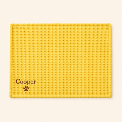 Personalisierte Flauschige Hundedecke Mit Individueller Stickerei