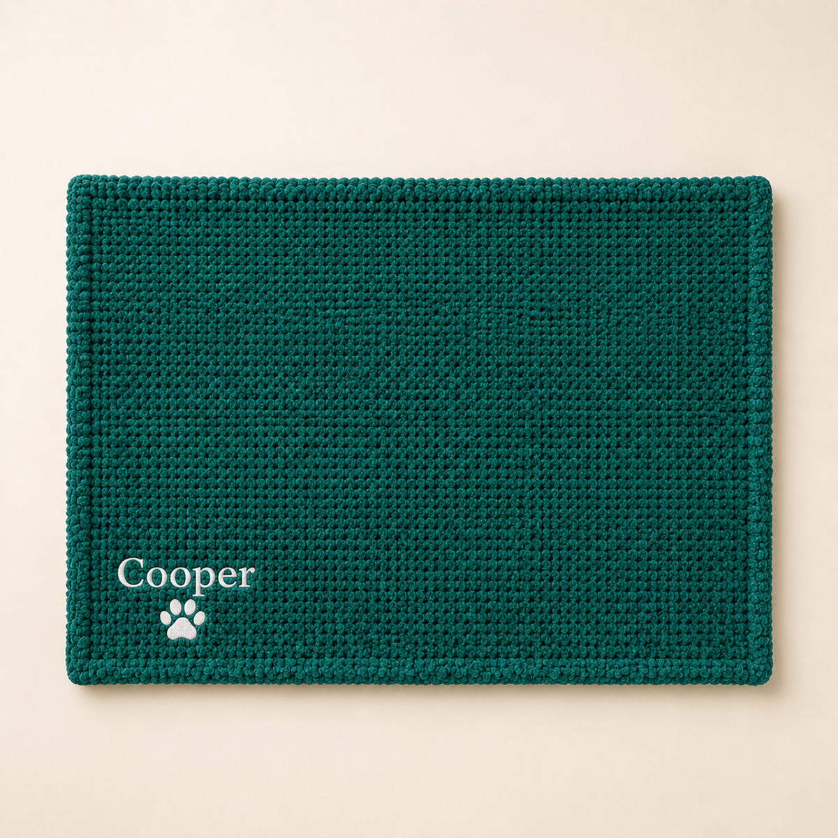 Personalisierte Flauschige Hundedecke Mit Individueller Stickerei