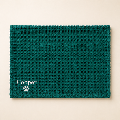 Personalisierte Flauschige Hundedecke Mit Individueller Stickerei