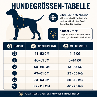 Personalisiertes Anti-Zug-Hundegeschirr für entspanntere Spaziergänge