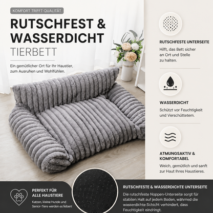 Flauschiges Wolken-Katzensofa mit weichen Seitenpolstern & Waschbarem