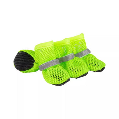 Atmungsaktive Mesh-Hundeschuhe für heiße Tage – mit weicher Sohle für kleine & große Hunde