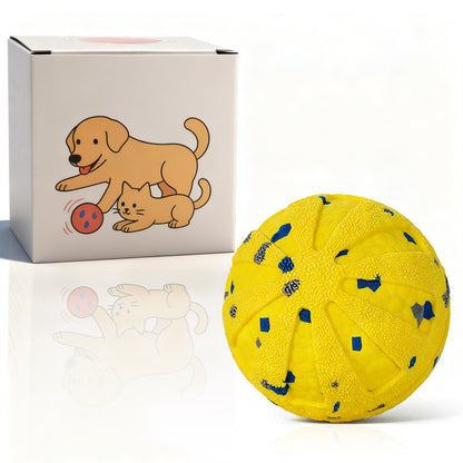 Interaktiver, wiederaufladbarer Hundeball – intelligentes Roll- und Zahnpflege-Kauspielzeug