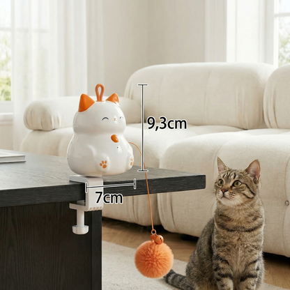 Automatischer Katzen-Spielball mit Liftbewegung – Interaktives Beschäftigungsspielzeug