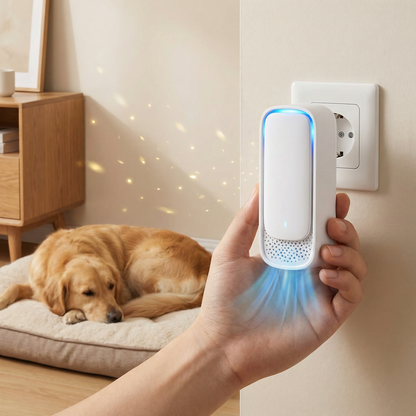 Mobiler Luftreiniger & Geruchsentferner – Ideal gegen Tiergerüche