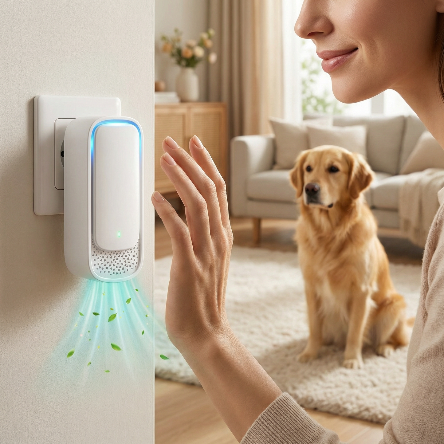 Mobiler Luftreiniger & Geruchsentferner – Ideal gegen Tiergerüche