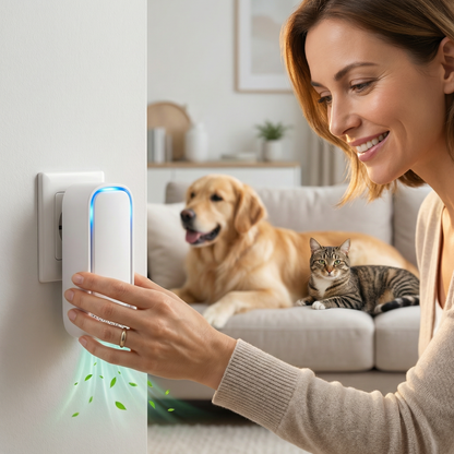 Mobiler Luftreiniger & Geruchsentferner – Ideal gegen Tiergerüche