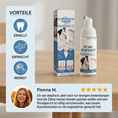 Zahnreinigungsschaum für Hunde – Für sauberere Zähne & frischen Atem