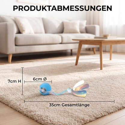 Verbesserter „Smart Rolling Dog Ball“ – strapazierfähiges interaktives Spielzeug mit Netzschwanz