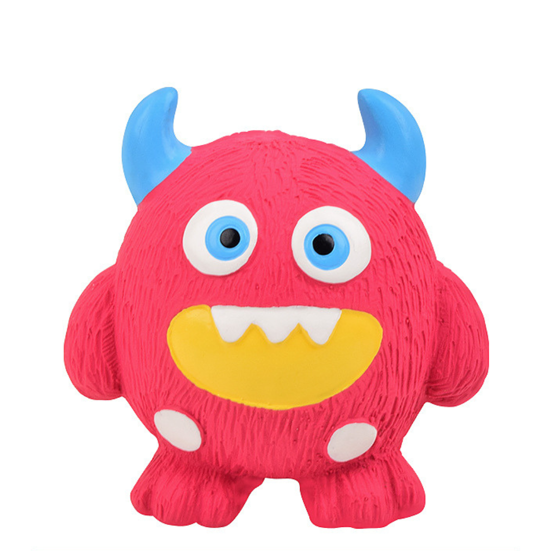 Robustes Umweltfreundliches Monster-Hundespielzeug aus Latex mit Quietscher und Zahnpflegefunktion
