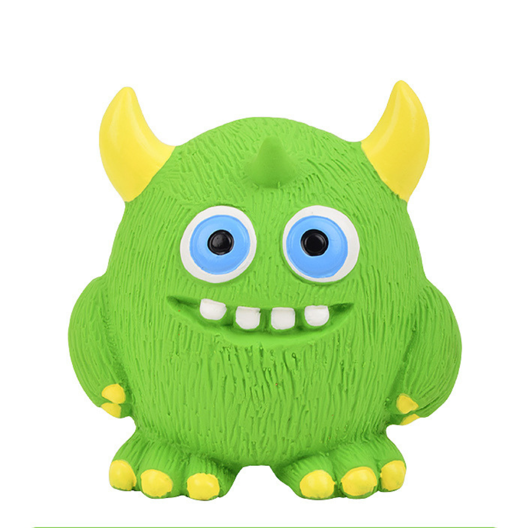 Robustes Umweltfreundliches Monster-Hundespielzeug aus Latex mit Quietscher und Zahnpflegefunktion