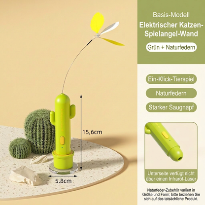 2-in-1-Spielzeug für Katzen: Automatischer Schmetterling und Laser