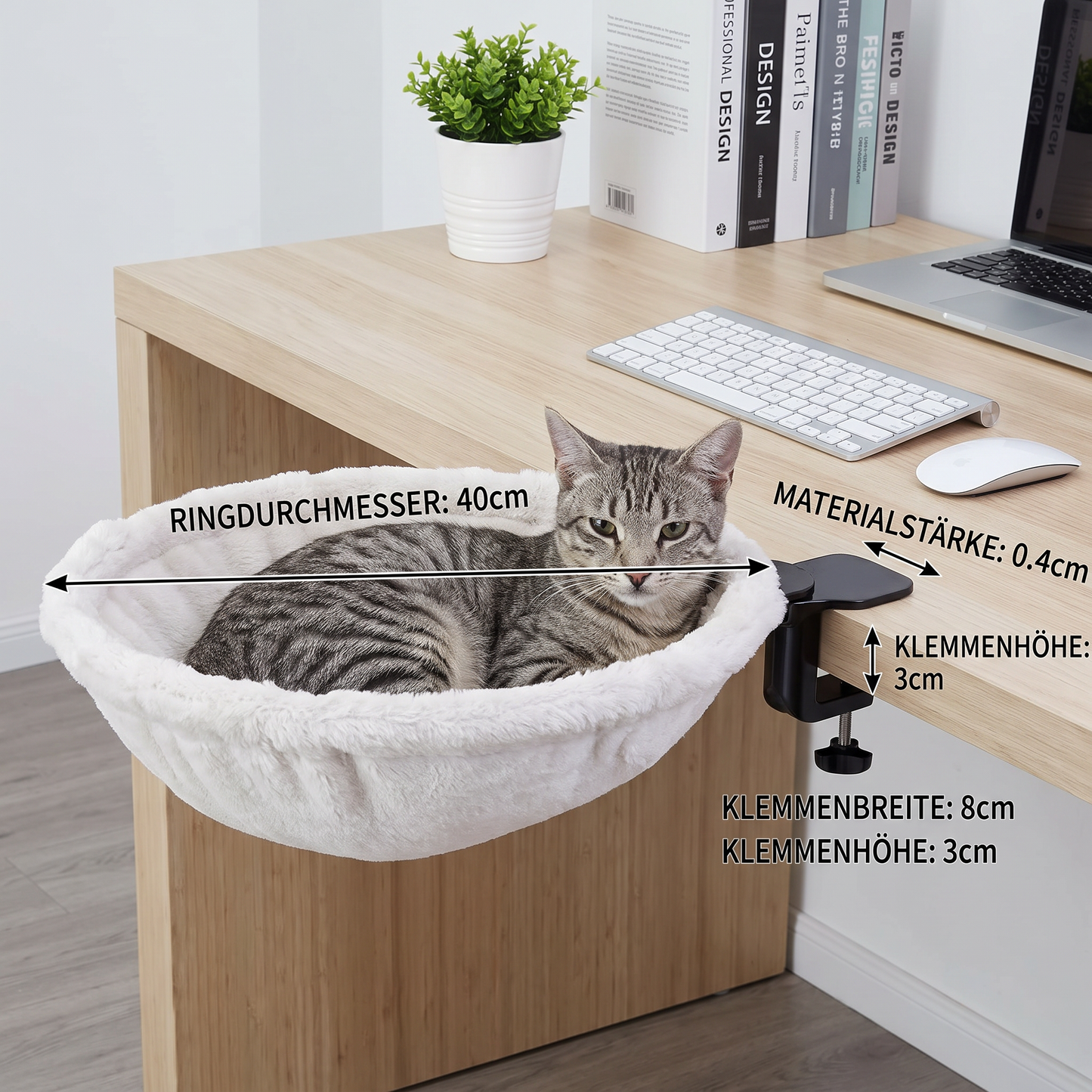 Hochwertige Hängematte für Katzen für Schreibtische und Regale
