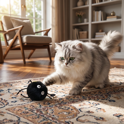 Niedliches interaktives Plüsch-Rollspielzeug für Katzen