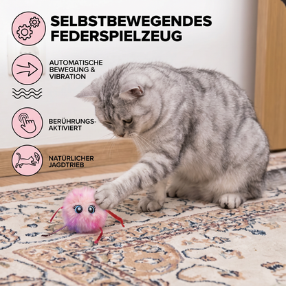 Niedliches interaktives Plüsch-Rollspielzeug für Katzen