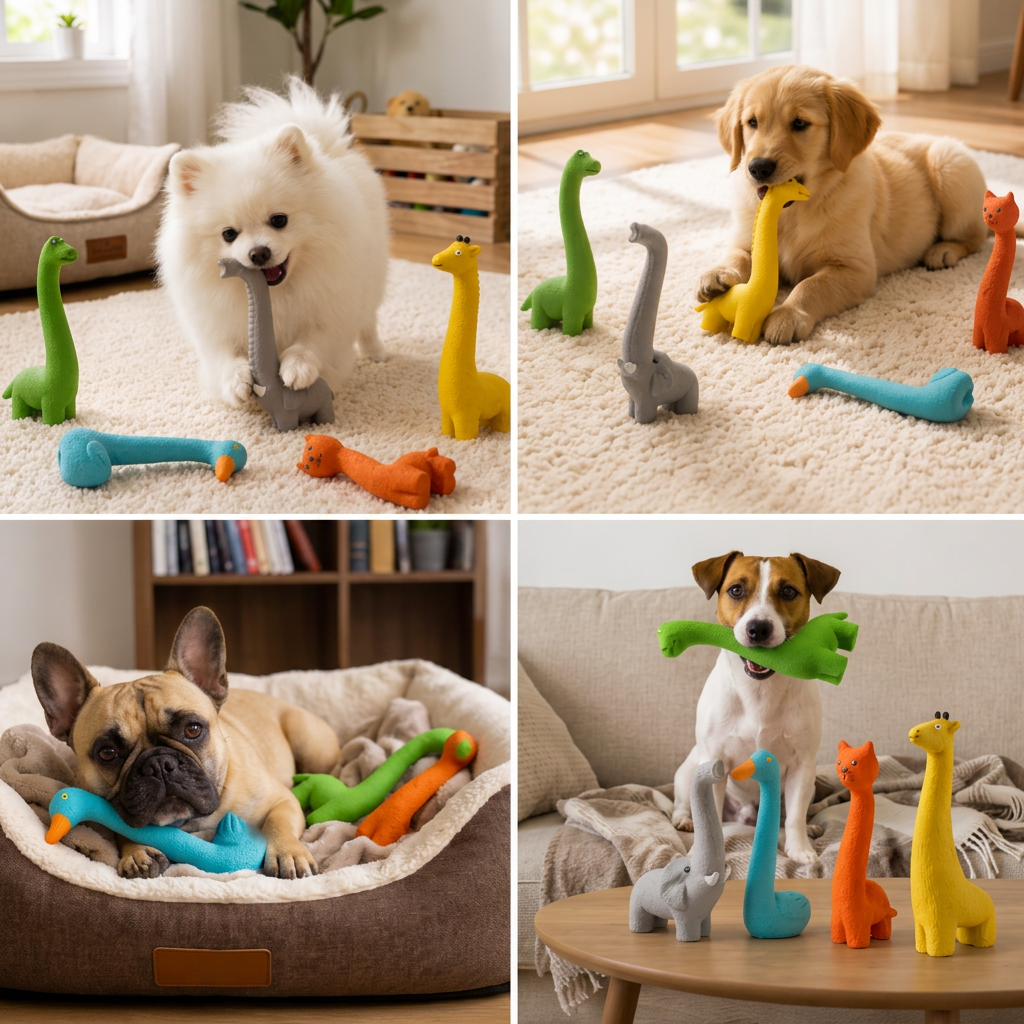 XXL Robustes Latex-Hundespielzeug zur Zahnreinigung