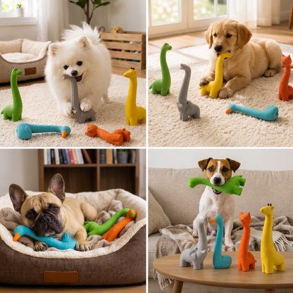 XXL Robustes Latex-Hundespielzeug zur Zahnreinigung