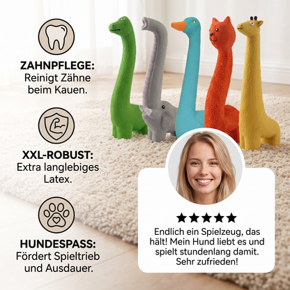 XXL Robustes Latex-Hundespielzeug zur Zahnreinigung