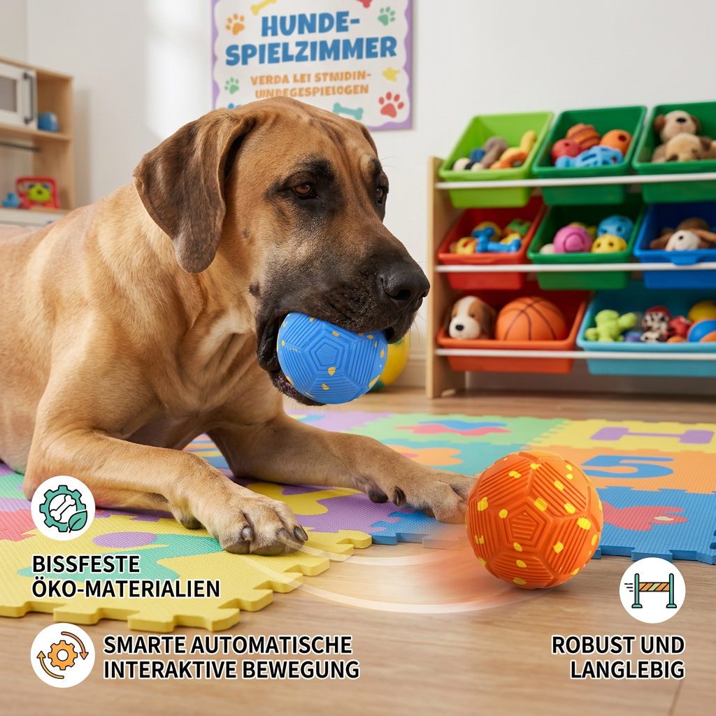 Umweltfreundlichen, bissfesten, intelligenten, interaktiven, automatischen Hundeball