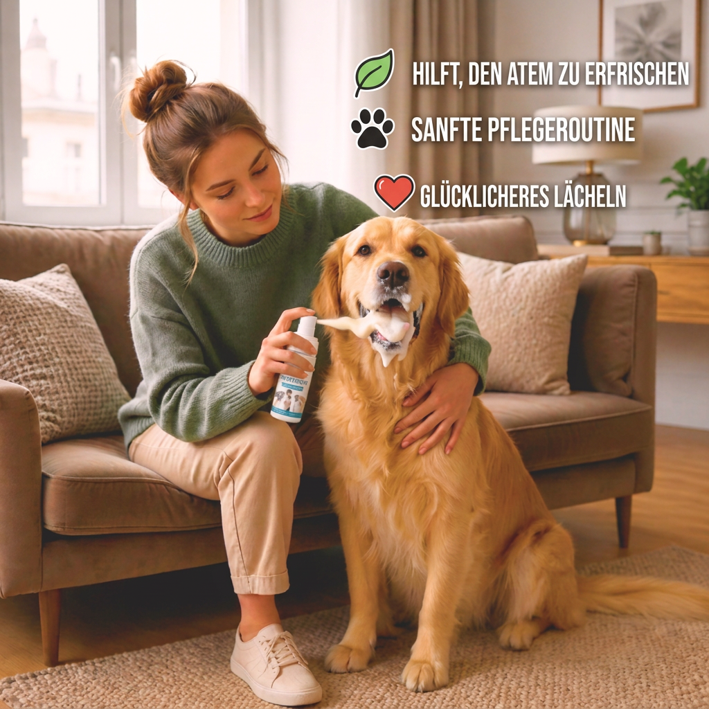 Zahnreinigungsschaum für Hunde – Für sauberere Zähne & frischen Atem