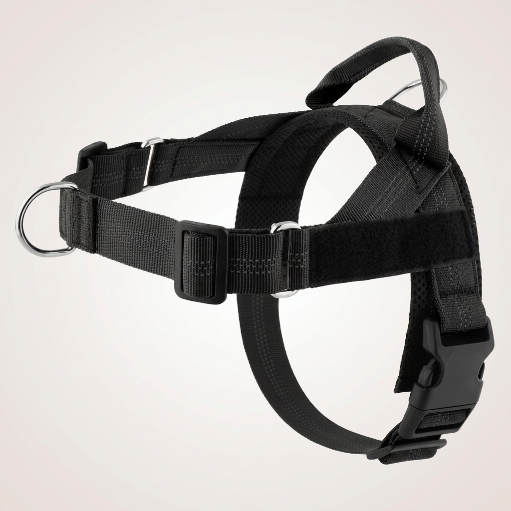 Individuell gestaltetes, reflektierendes No-Pull-Hundegeschirr mit personalisiertem Namensaufnäher