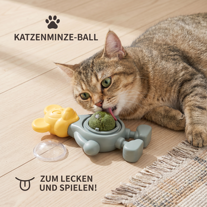 Katzenschnittkraut-Ball als Kauspielzeug