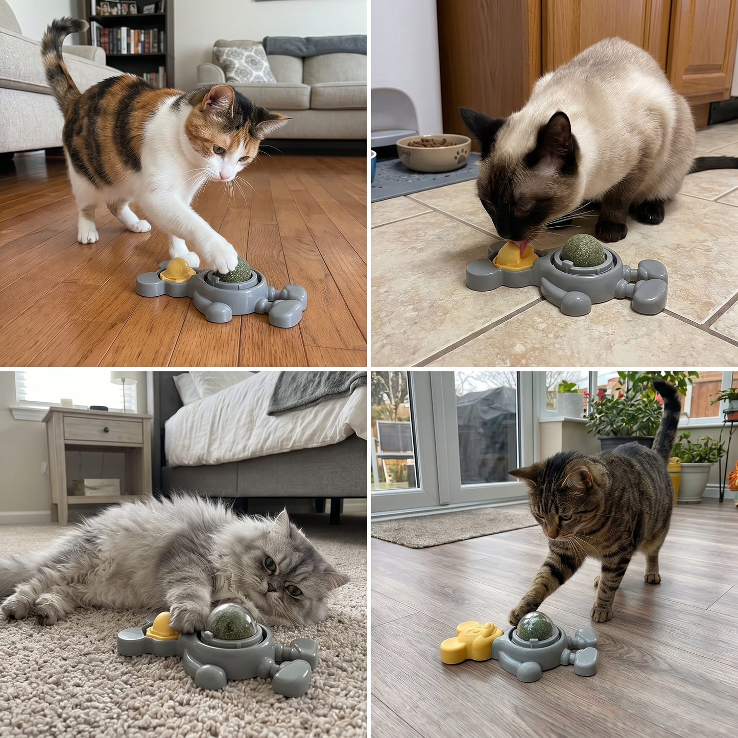Katzenschnittkraut-Ball als Kauspielzeug