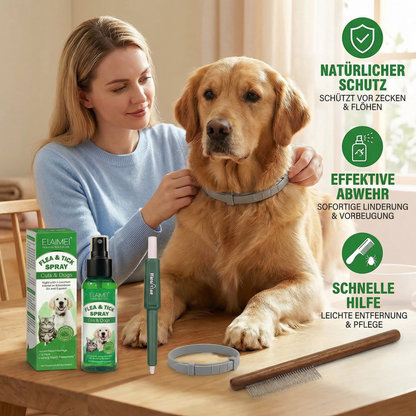 Natürliches Zeckenfrei Rundum-Schutz Set für Hunde – Das Sorglos-Paket
