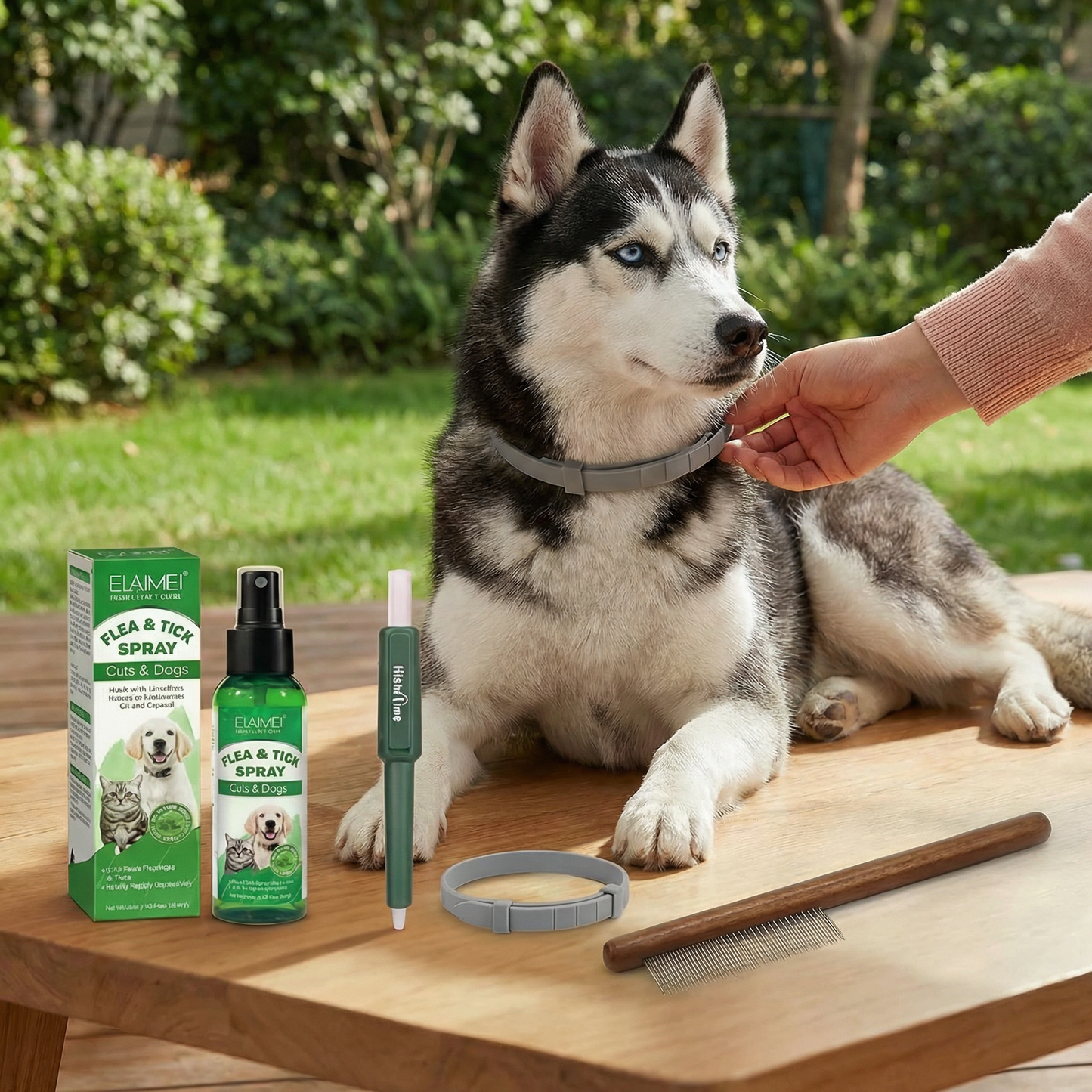 Natürliches Zeckenfrei Rundum-Schutz Set für Hunde – Das Sorglos-Paket