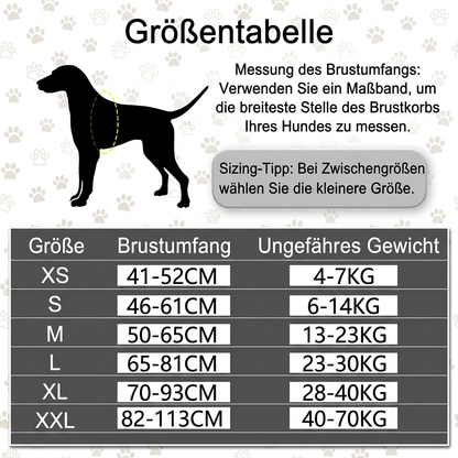 Personalisiertes Anti-Zug-Hundegeschirr mit vorderem D-Ring – zur Entlastung von Nacken und Schultern entwickelt