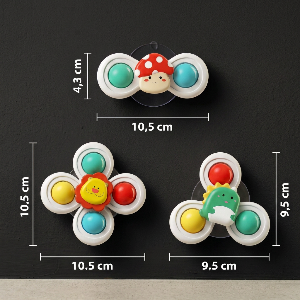 Interaktive, sich drehende Katzenspielzeuge – 3er-Set