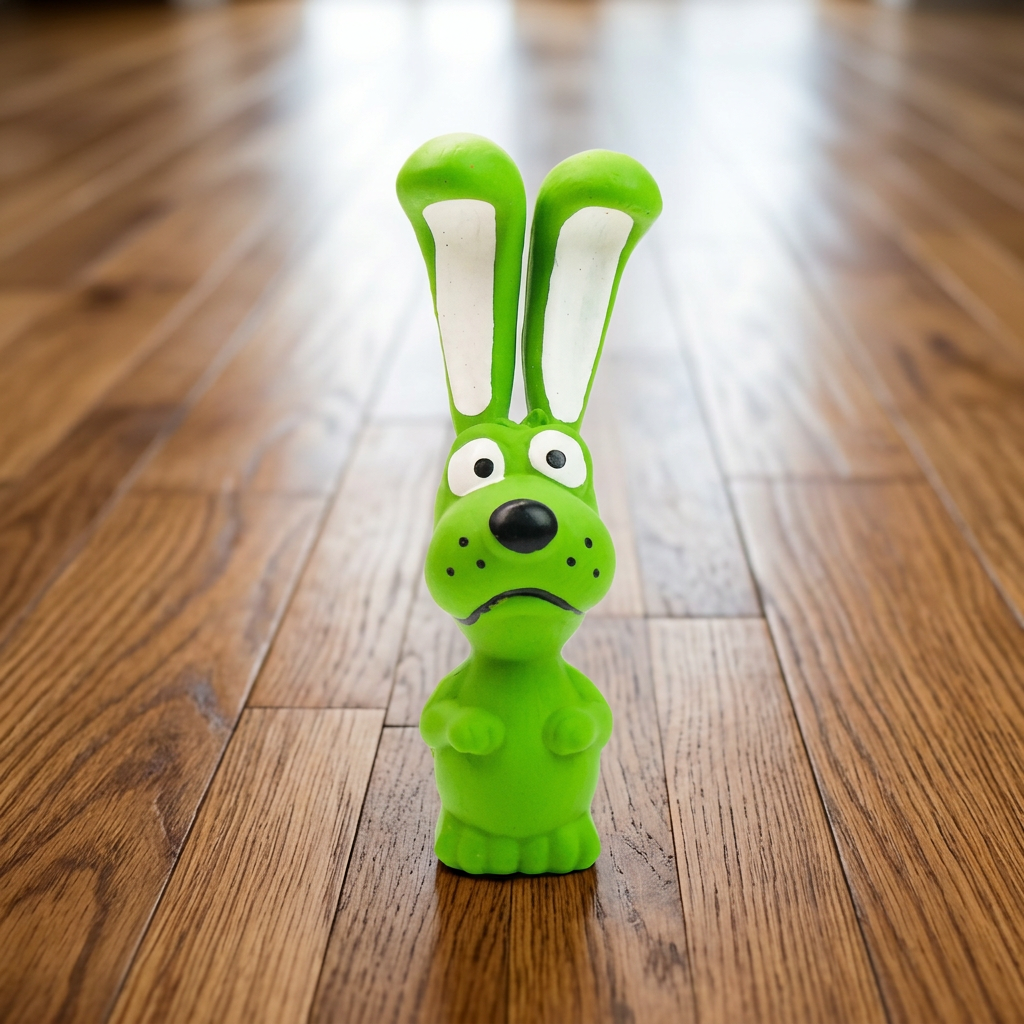 Robustes Hundekauspielzeug aus Naturlatex zur Zahnreinigung