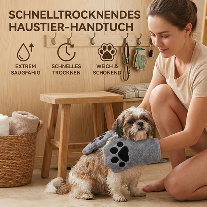 Schnelltrocknendes Handtuch für Haustiere
