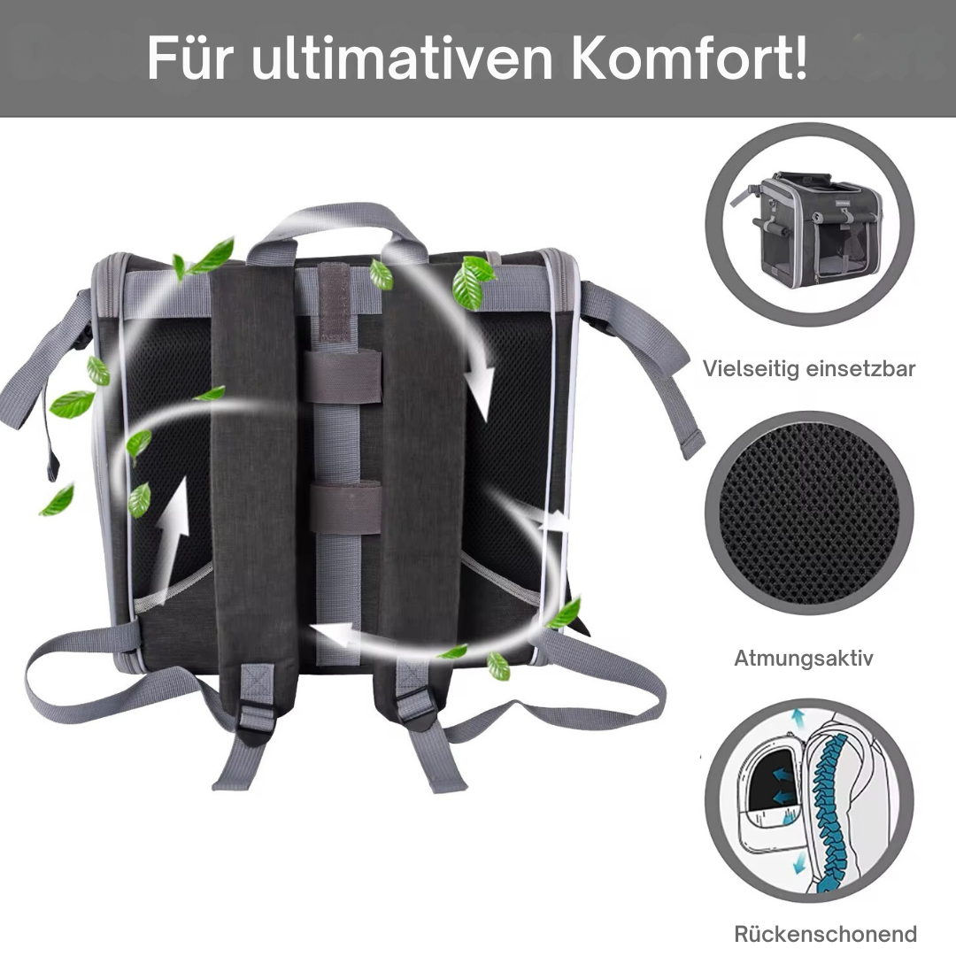 hundetasche für fahrradlenker 3-in-1 Hunde Transporttasche für Fahrräder – tier-herzen