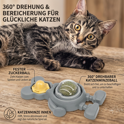 Katzenschnittkraut-Ball als Kauspielzeug