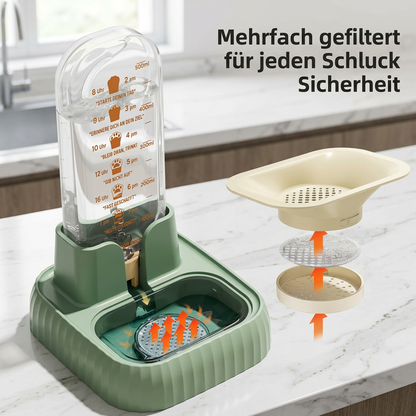 Automatischer Wasserspender für Haustiere mit großem Fassungsvermögen