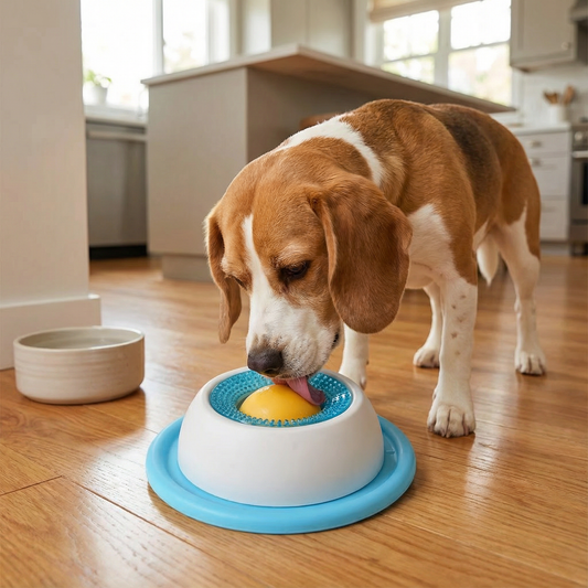 Interaktiver Leckspielzeug-Snackteller – Slow Feeder für Hunde