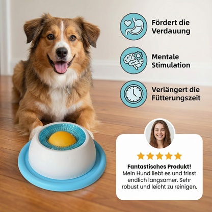 Interaktiver Leckspielzeug-Snackteller – Slow Feeder für Hunde