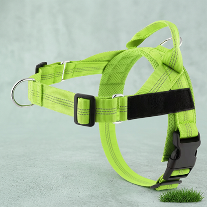 Individuell gestaltetes, reflektierendes No-Pull-Hundegeschirr mit personalisiertem Namensaufnäher