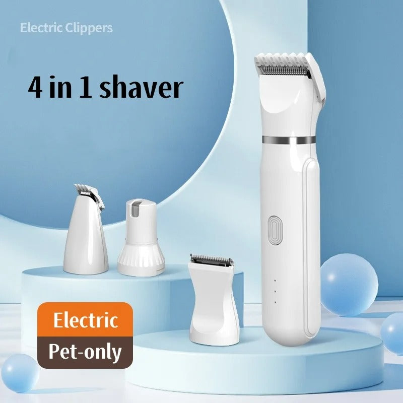 4in1 Haustier Fell- und Nagelpflege Gerät für perfekte Ergebnisse
