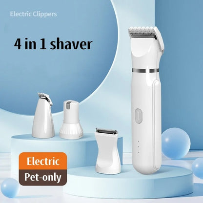 4in1 Haustier Fell- und Nagelpflege Gerät für perfekte Ergebnisse