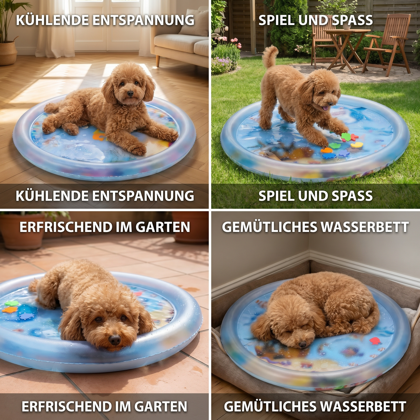 Kühlendes Spiel Wasserbett für Hunde 2.0