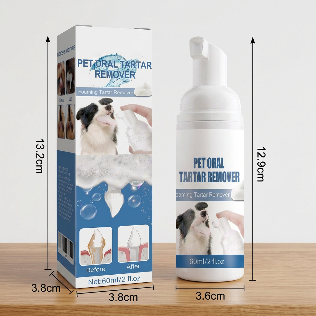 Zahnreinigungsschaum für Hunde – Für sauberere Zähne & frischen Atem