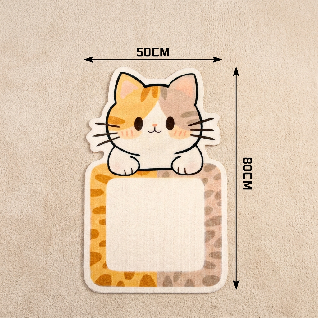 2-in-1 wandmontiertes Katzen-Kratzbrett & interaktives Spielzeug