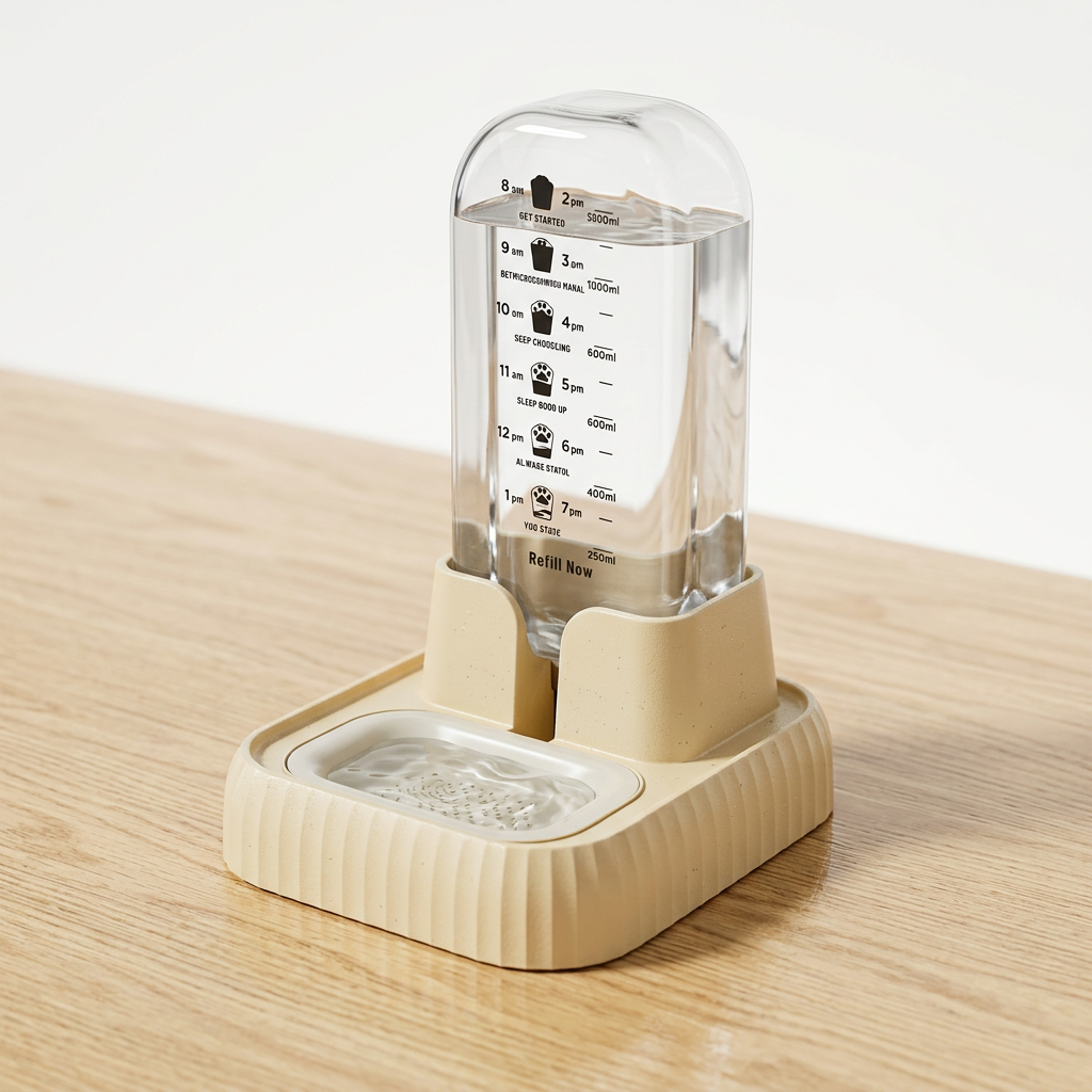 Automatischer Wasserspender für Haustiere mit großem Fassungsvermögen
