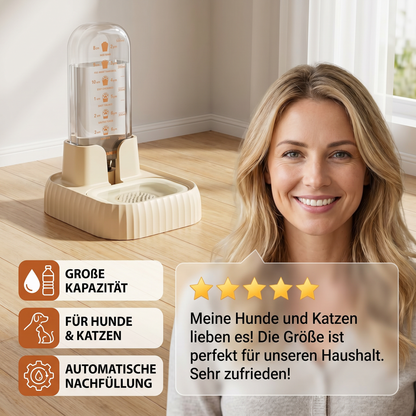 Automatischer Wasserspender für Haustiere mit großem Fassungsvermögen
