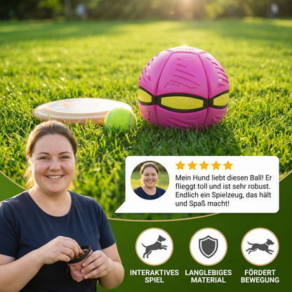 Interaktiver Flugball für Hunde