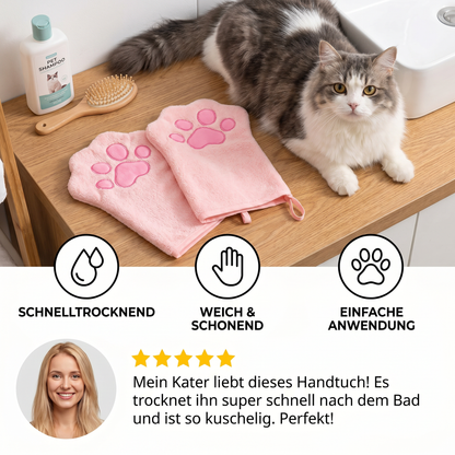 Schnelltrocknendes Handtuch für Haustiere