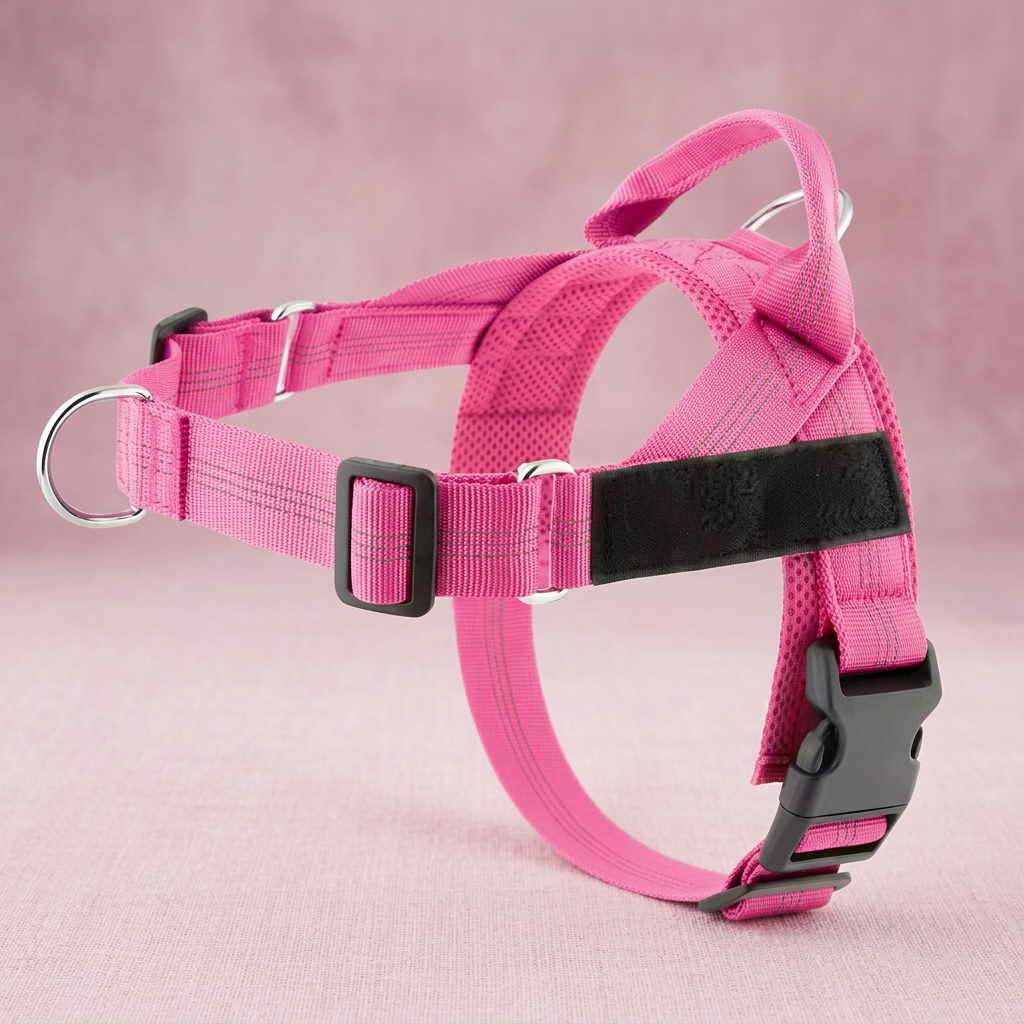 Individuell gestaltetes, reflektierendes No-Pull-Hundegeschirr mit personalisiertem Namensaufnäher